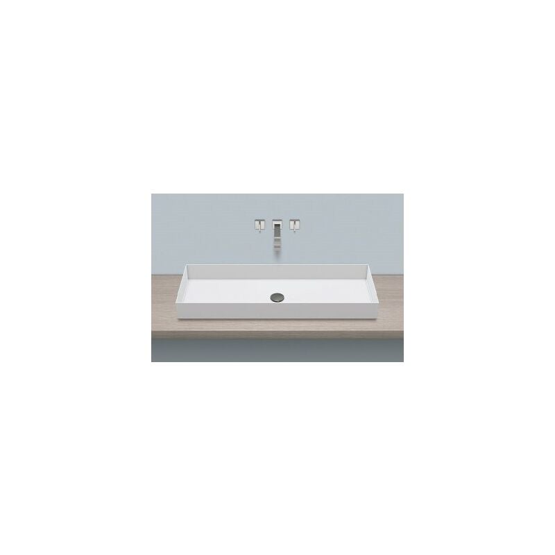 

top basin AB.ME1000, rectangular W: 1000mm H: 115mm D: 375mm, 3214000000, blanco - 3214000000 - Alape