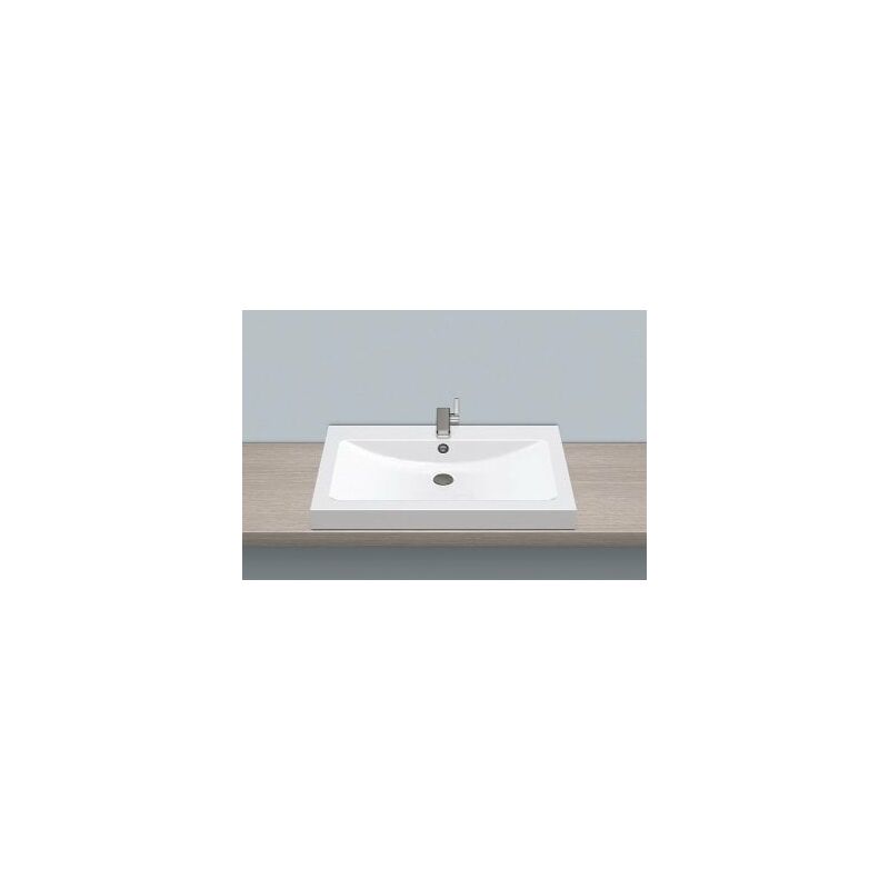 

top basin AB.R800H, rectangular W: 800mm H: 120mm D: 500mm, 3206200000, blanco - 3206200000 - Alape
