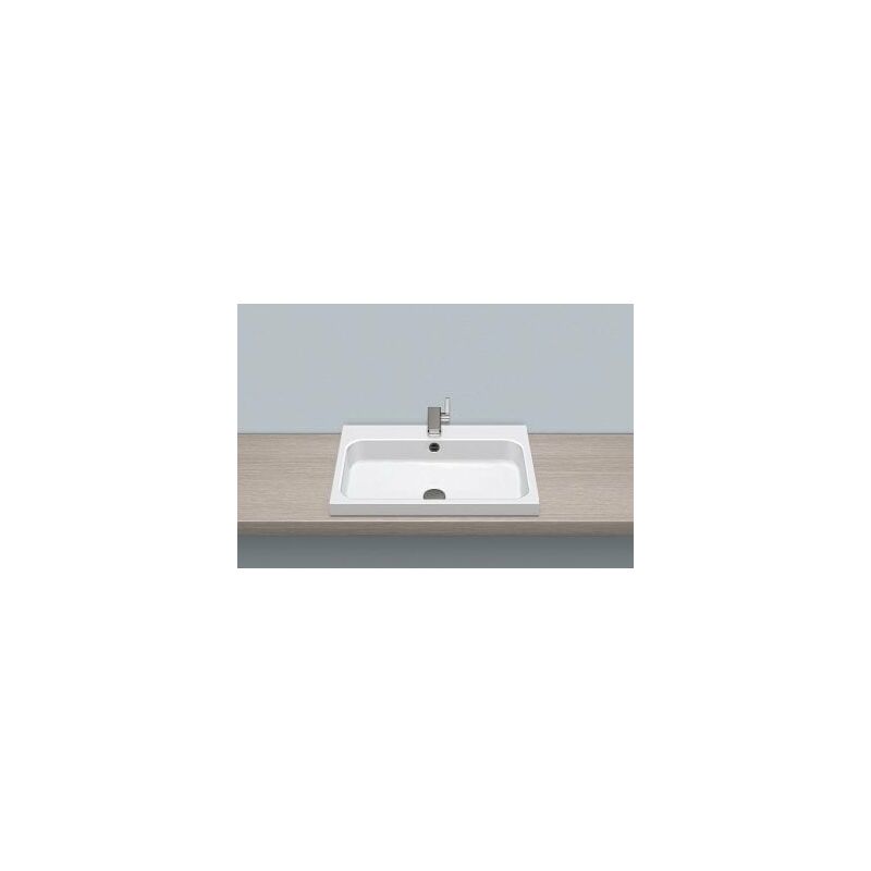 

top basin AB.SR650H, rectangular W: 650mm H: 127mm D: 472mm, 3231600000,blanco - 3231600000 - Alape