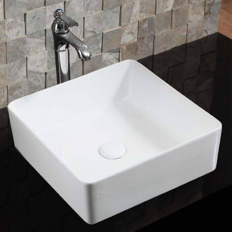 Lavabo appoggio 34.5x34.5 cm LA53 Bianco