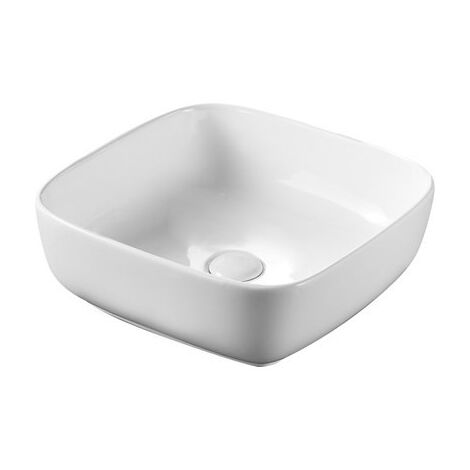 Lavabo appoggio 40x40 cm LA27 bianco