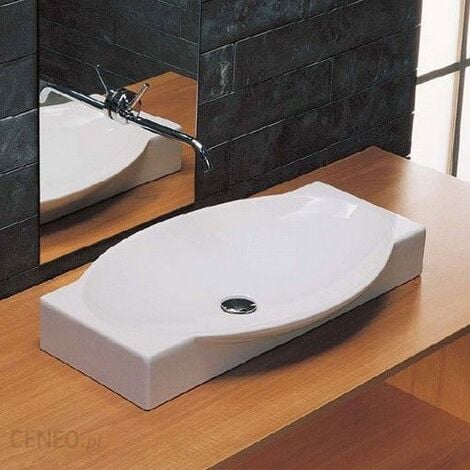 Lavabo appoggio bianco 70x40 Longway - SUPER OFFERTA