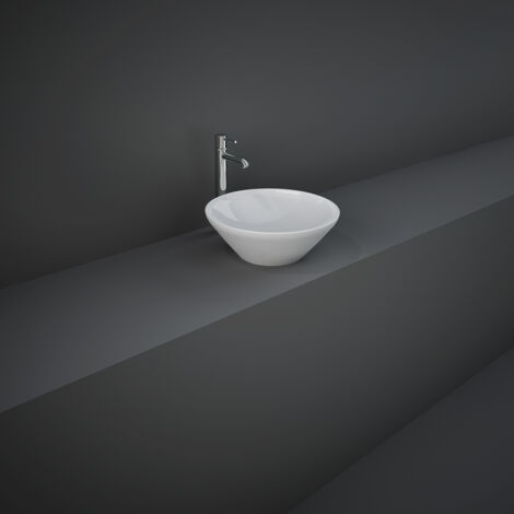 Lavabo appoggio tondo Rak Ceramics Bianco