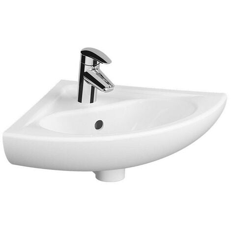 Gimify Mini Lavabo Angolare Lavandino da Parete Piccolo Lavello per Bagno  con Bacinella (Triangle 325 * 325 * 130mm) : : Fai da te