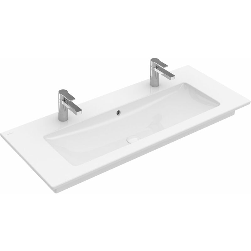 

Lavabo Armario Villeroy & Boch Venticello 4104CJ, 1200x500mm, sin agujeros para grifos, con rebosadero, color: Blanco - 4104CJ01