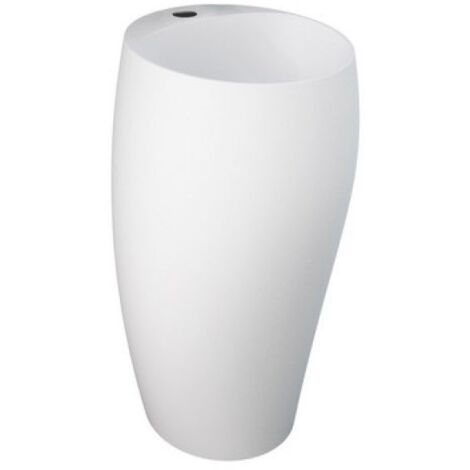 LAVABO AUTOPORTANTE CLOUD C/FORO PER RUBINETTO Bianco Alpino