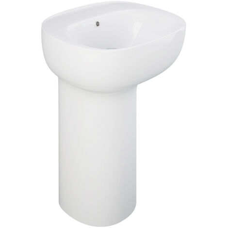 Lavabo autoportante illusion con foro per rubinetto