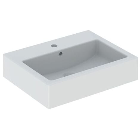 Lavabo bagno Geberit Closer con bacino rettangolare 50 cm  solo lavabo