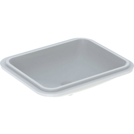 Lavabo bajo encimera Geberit VariForm rectangular, 500x400mm, sin