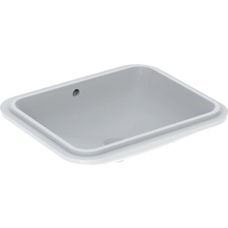 Lavabo bajo encimera Geberit VariForm rectangular, 500x400mm, sin