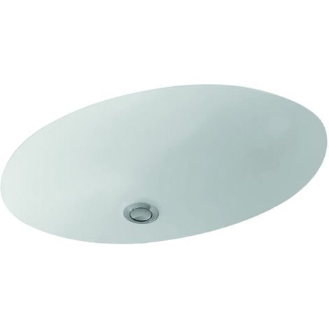 Lavabo bajo encimera Villeroy y Boch Evana 614700 500x350mm, blanco, color: Cerámica Blanca - 614700R1