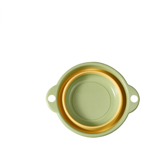 [Lavabo] Bassine de Lavage Foldable Portable Durable PP TPR Surface Glossy Vert