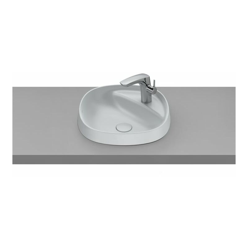 

Lavabo Beyond 450 de FINECERAMIC® de encimera en acabado perla. - Roca