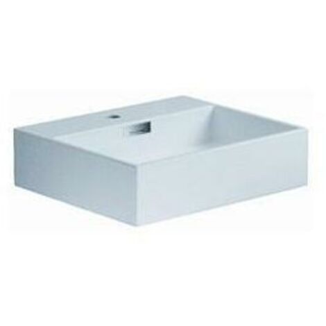 Lavabo céramique à suspendre QUARELO L.50xP.42xH.12.5 cm