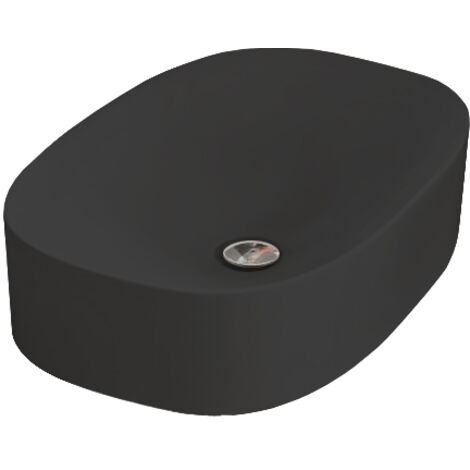 LAVABO CERAMIQUE WILD DIM 60 A POSER SANS TROP PLEIN BLACK MAT - CRISTINA ONDYNA WWL308113