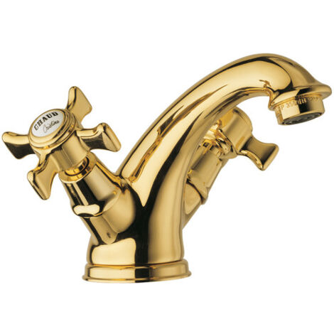 Lavabo Chambord Doré Pvd + Vidage - CRISTINA ONDYNA CH10856P