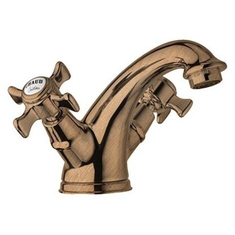 Lavabo Chambord Or Rose Brosse + Vidage Pvd Robinetterie CHAMBORD - CRISTINA ONDYNA CH10834P