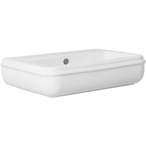 Lavabo Charme sospeso/appoggio cm. 68x46 monoforo in ceramica