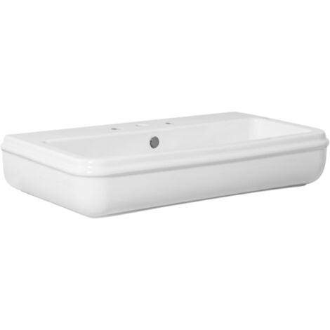 Lavabo Charme sospeso/appoggio cm. 90x46 monoforo in ceramica