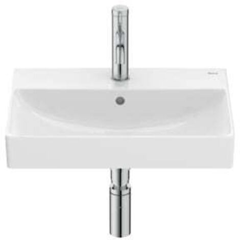 LAVABO COMPACTO MURAL O PARA SEMIPEDESTAL 500X360 CON JUEGO FIJACIÓN BLANCO