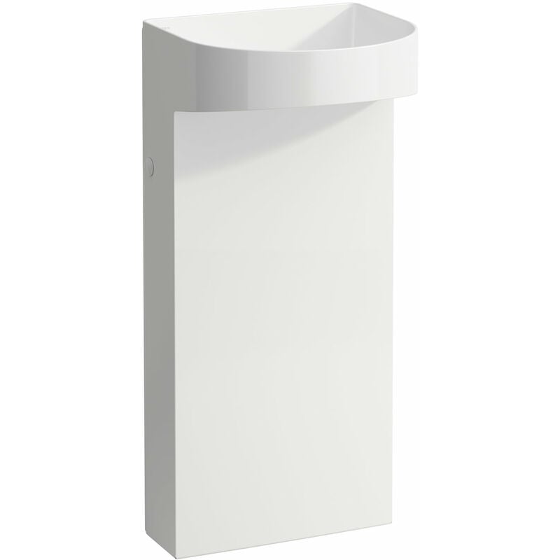 

Lavabo con columna integrada, sin agujero para grifo, sin rebosadero, 410x900mm, incl. válvula de desagüe, blanco, color: Blanco - H8113410001121