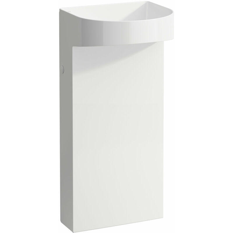 

Lavabo con columna integrada, sin agujero para grifo, sin rebosadero, 410x900mm, incl. válvula de desagüe, blanco, color: Blanco con LCC