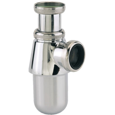LAVABO CON SIFÓN LATÓN CROMO REGULABLE EN ALTURA - VALENTIN - 13030000000
