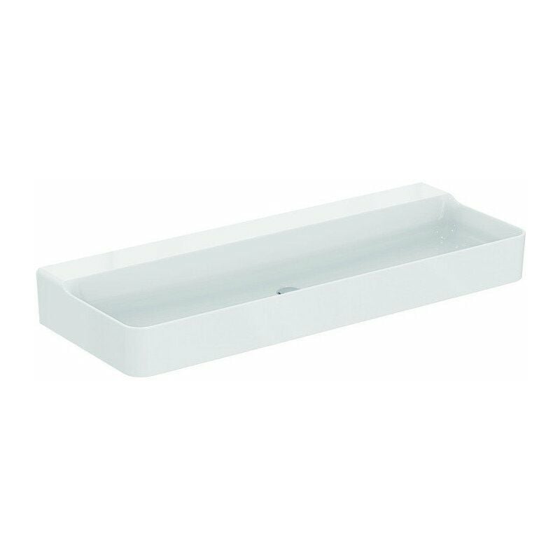 

Lavabo CONCA 1200x450x165mm blanco sin orificio para grifería, sin rebosadero IDEAL STANDARD