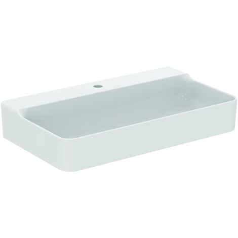 Lavabo CONCA 800x450x165mm blanc avec IdealPlus IDEAL STANDARD