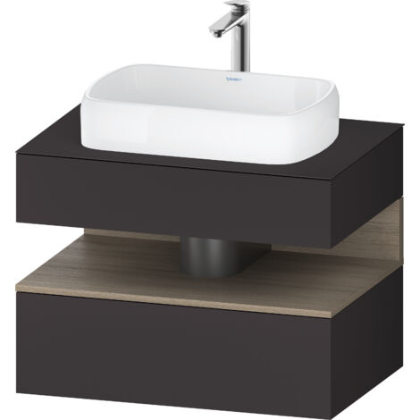 Lavabo consola Collection One de Duravit, 1 extraíble, 1 cajón,