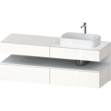 Lavabo consola Collection One de Duravit, 2 extraíbles, 2
