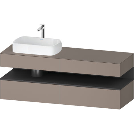 Lavabo consola Collection One de Duravit, 2 extraíbles, 2