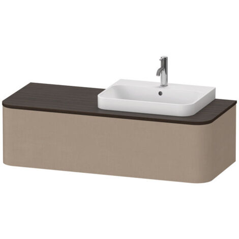 Lavabo consola Duravit Happy D.2 Plus suspendido, 1300x550mm, 1