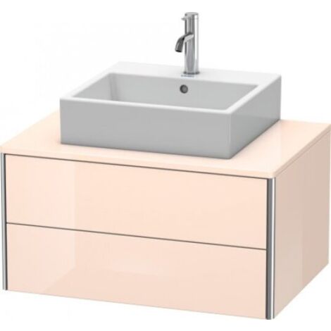 Lavabo consola Duravit XSquare, suspendido, 2 cajones,