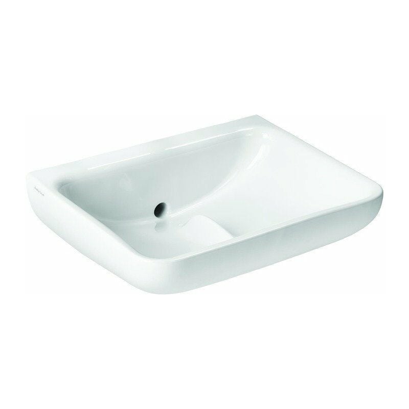 

Lavabo CONTOUR 21 Plus con aleta, sin orificio para grifería, sin rebosadero 600 mm blanco IDEAL STANDARD