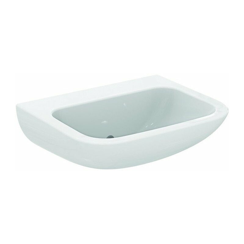 

Lavabo CONTOUR 21 sin orificio para grifería, sin rebosadero 500 mm blanco IDEAL STANDARD