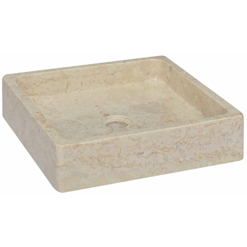 

Lavabo crema marmol 40x40x10 cm
