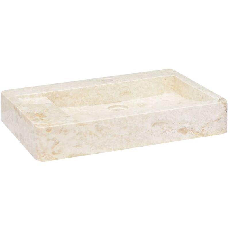 

Lavabo crema mármol 58x39x10 cm