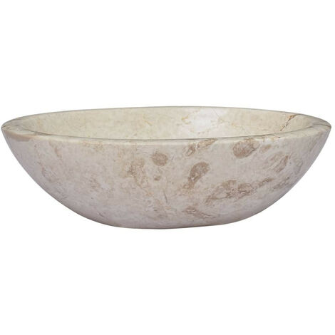 Lavabo Crème 53x40x15 cm Marbre