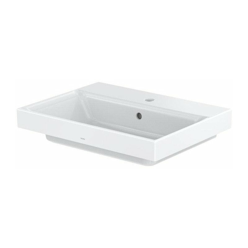 

Lavabo CS con orificio para grifería y rebosadero blanco 167 x 600 x 450 mm, cuadrado TOTO