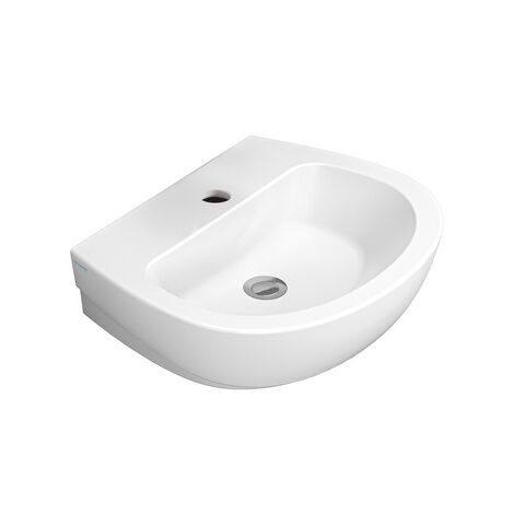 Lavabo da appoggio demy monoforo l. 55 cm