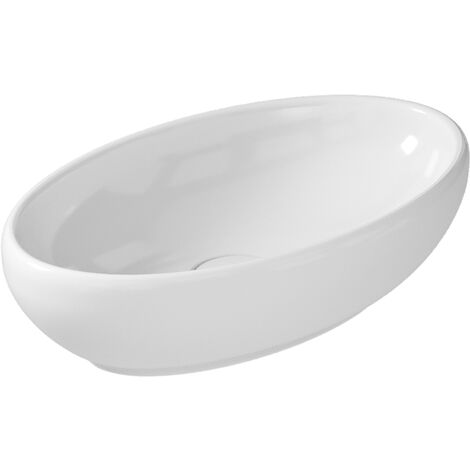 Lavabo da appoggio ergo 60 x 36 x h.16 cm bianco