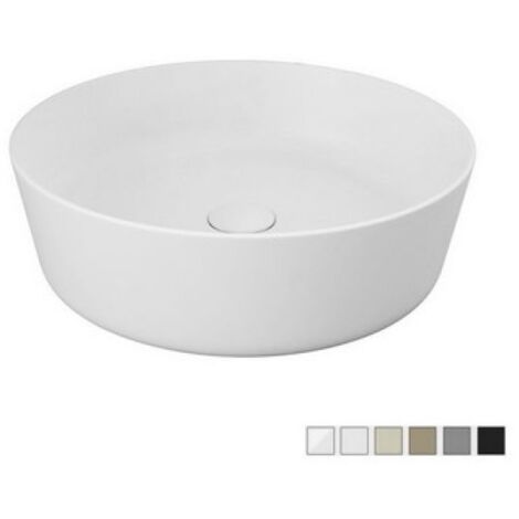 LAVABO DA APPOGGIO FEELING TONDO Cappuccino Opaco Matt