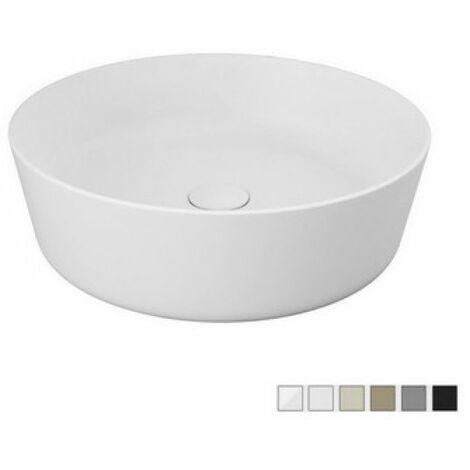 LAVABO DA APPOGGIO FEELING TONDO Grigio Opaco Matt