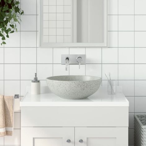 Lavabo da appoggio NT8559 in pietra solida (Solid Surface) – Ø40