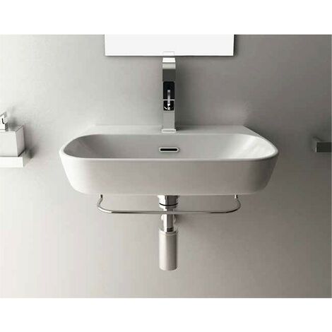 Porta Asciugamani Sotto Lavandino.Lavabo Da Appoggio O Sospeso Domus Falerii F50 Small Con Portasciugamani E112lv601 P