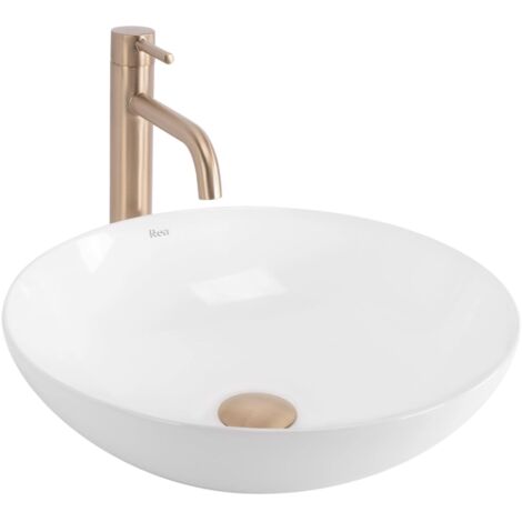 LAVABO DA APPOGGIO REA ANIKA  WHITE