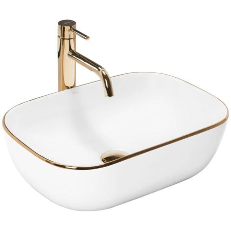 LAVABO da APPOGGIO REA BELINDA GOLD EDGE