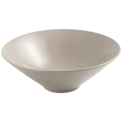 Lavabo da appoggio slim 40,5 cm sabbia in ceramica  Paras