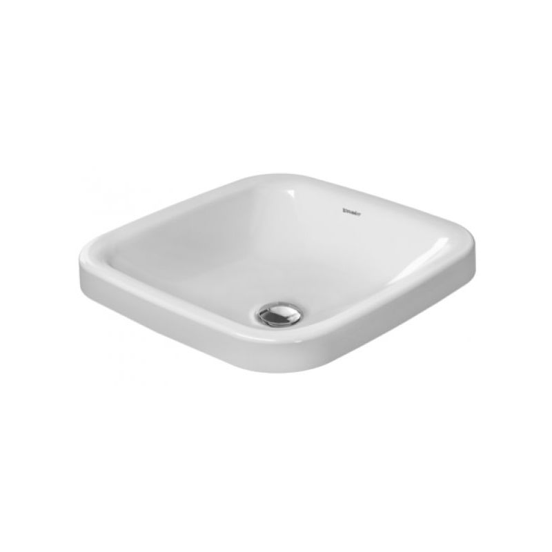 Lavelli Cucina Ceramica Duravit.Lavabo Da Incasso Duravit Durastyle 43cm Installazione Dall Alto Senza Sfioratore Senza Foro Per Rubinetto Panchina Colorazione Bianco 0372430000